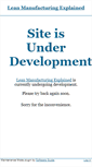 Mobile Screenshot of leanmanufacturingexplained.com