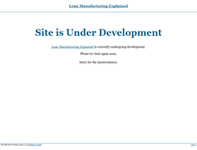 Tablet Screenshot of leanmanufacturingexplained.com